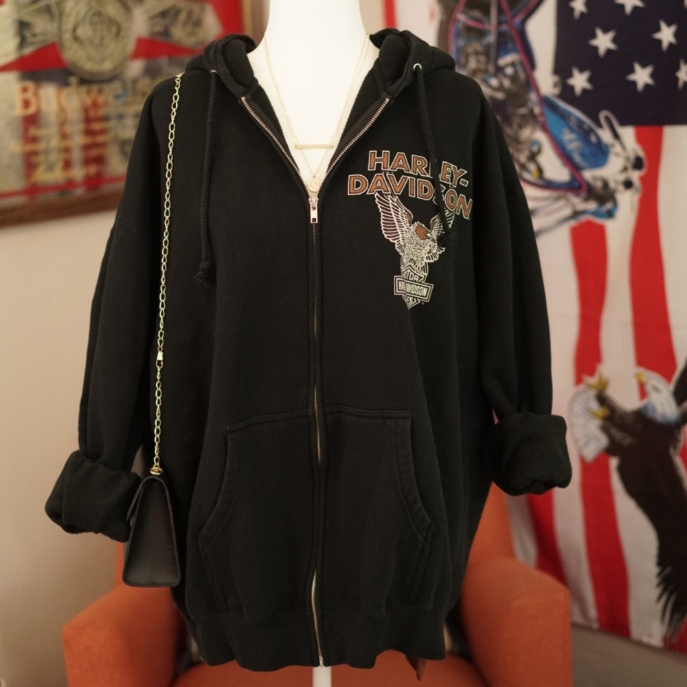 Harley Davidson Eagle Hoodie Sweatshirt